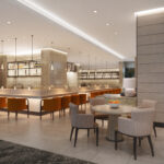 Rendering of The James’ bistro café and bar